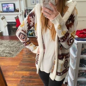 Warm hippie cardigan